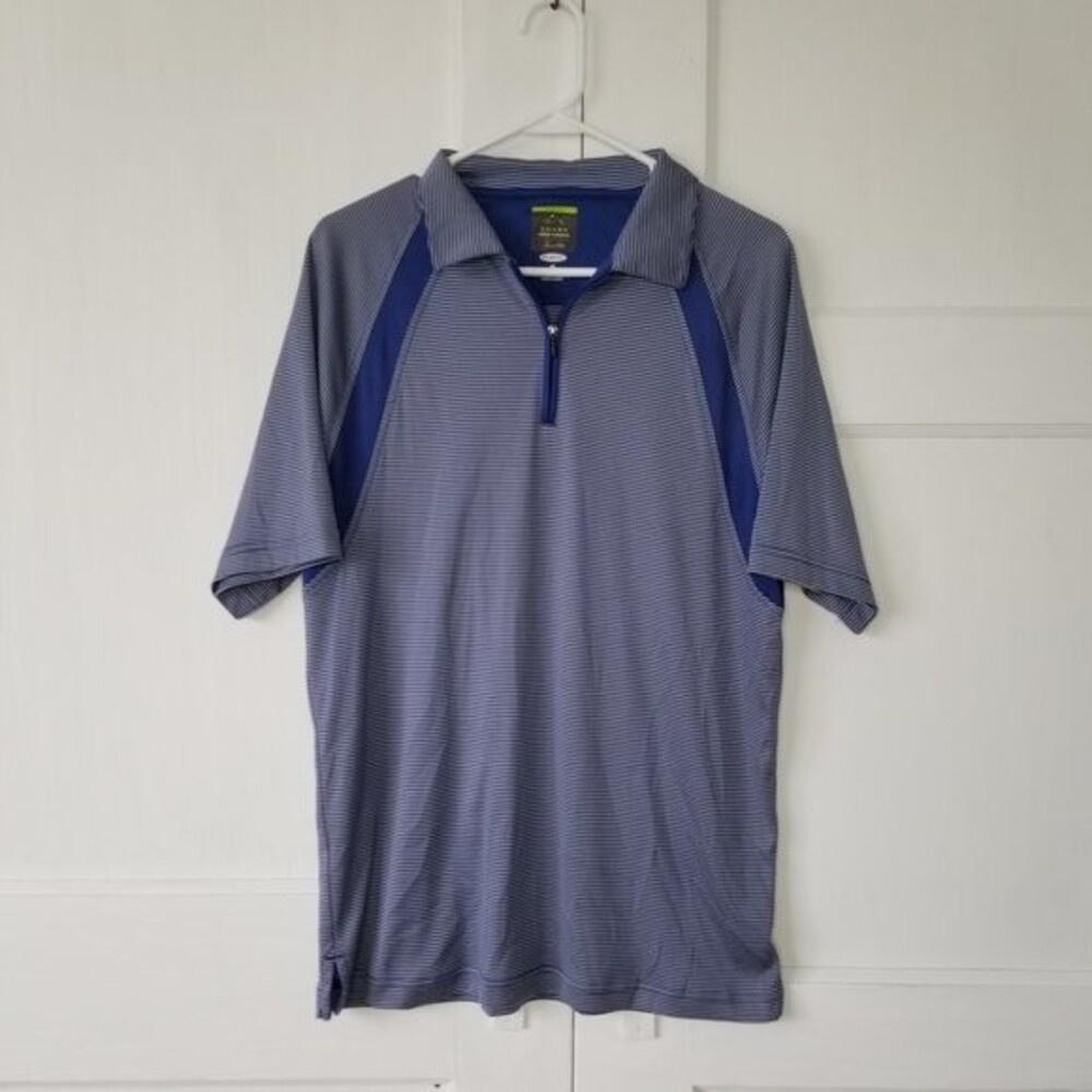 Greg Norman Shark Play Dry Golf Slim Fit Polo Shirt M